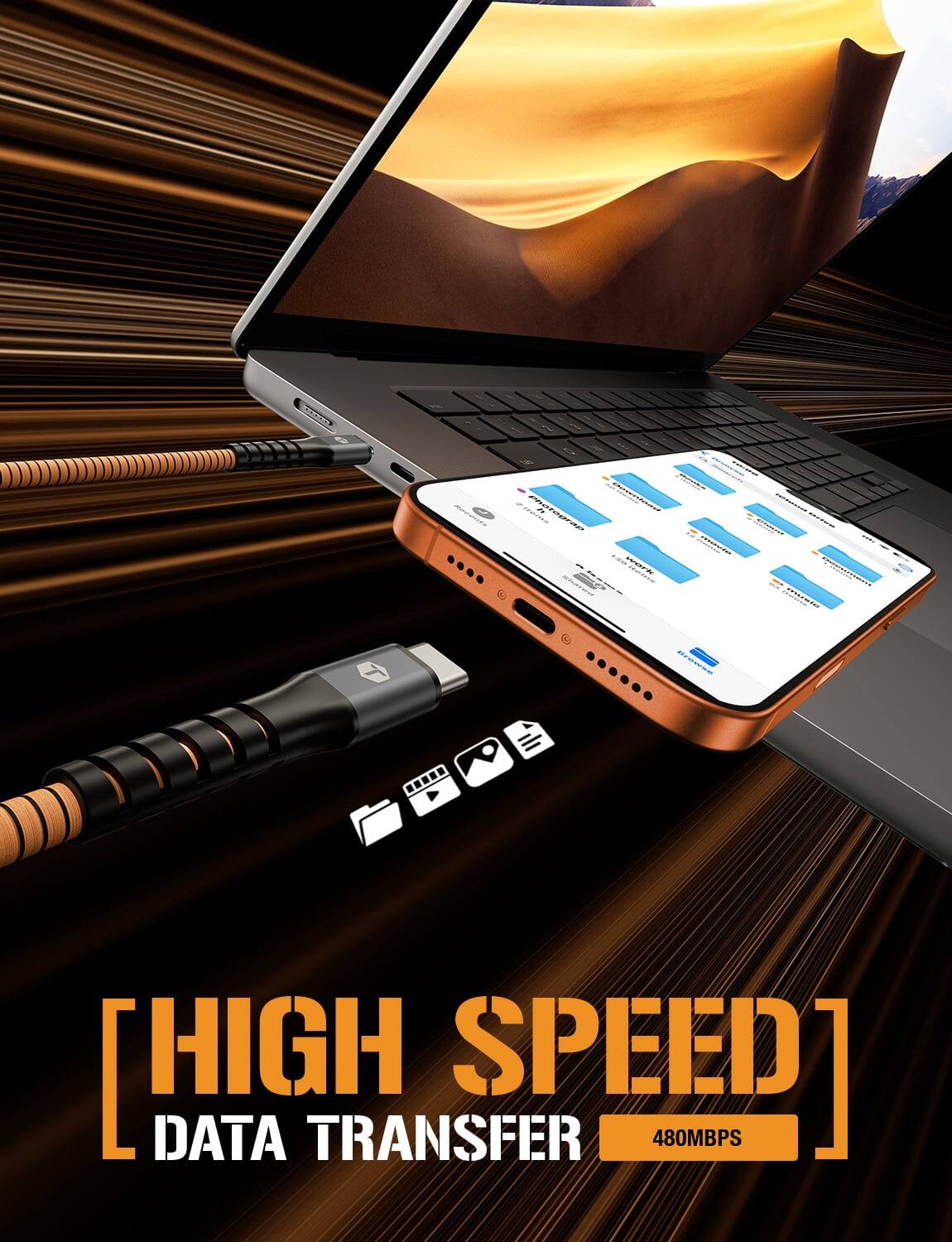 HIGH SPEED DATA TRANSFER 480MBPS
