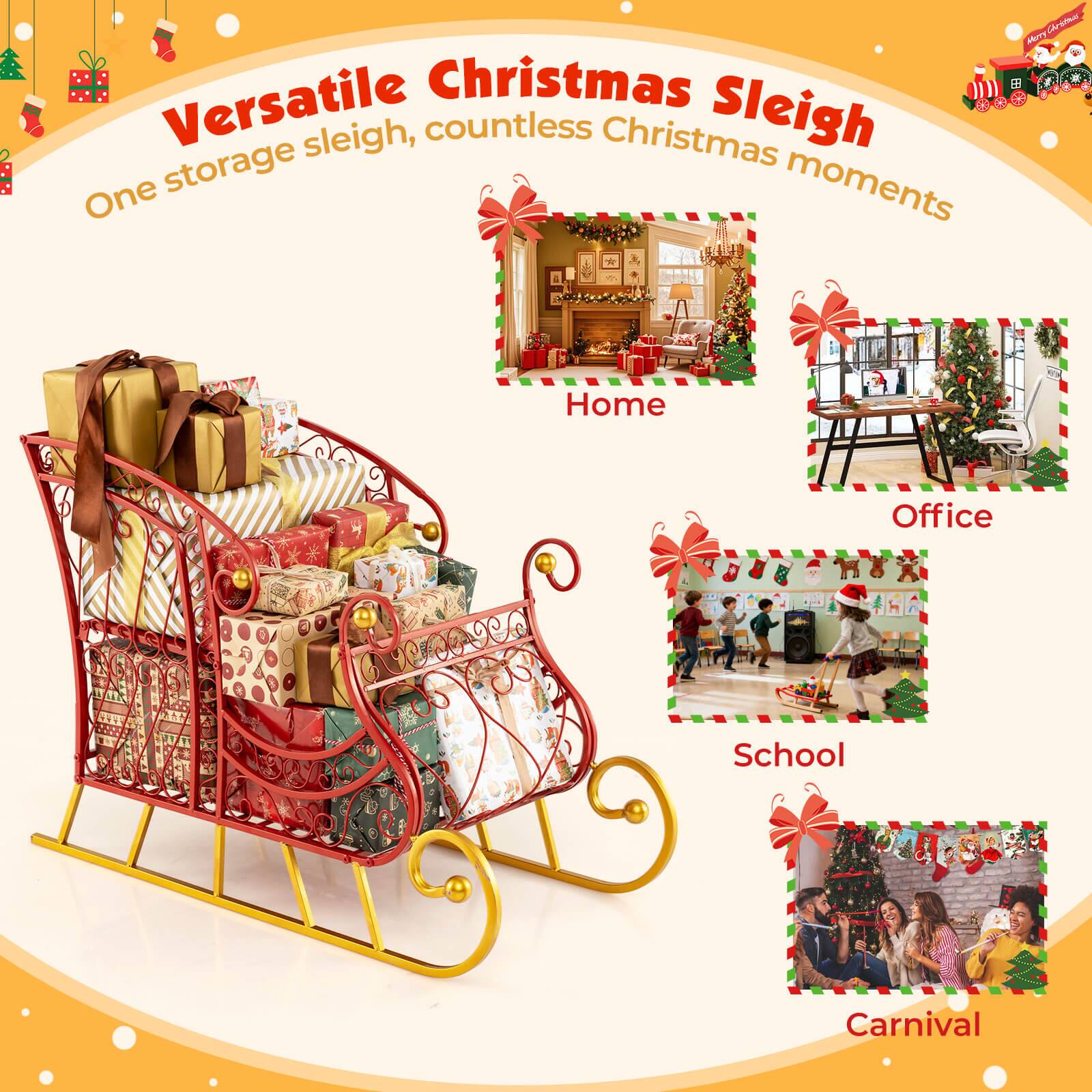 Versatile Christmas Sleigh  
One storage sleigh, countless Christmas moments  

Home  
Office  
School  
Carnival