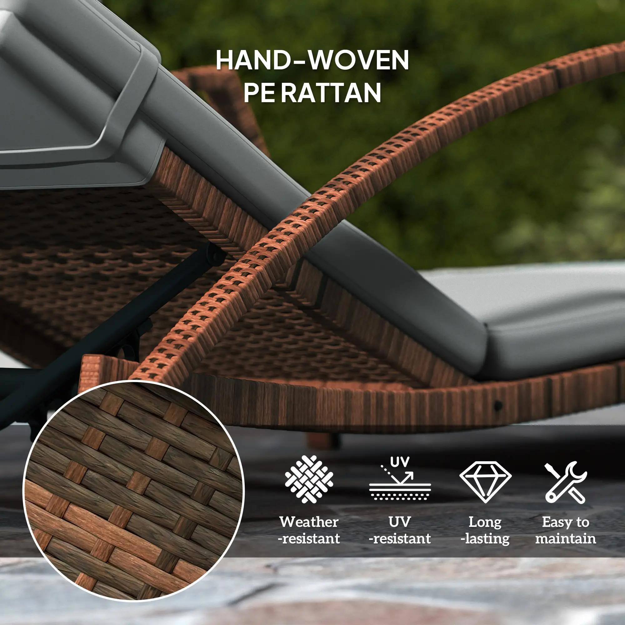 HAND-WOVEN PE RATTAN

Weather -resistant
UV -resistant
Long -lasting
Easy to maintain