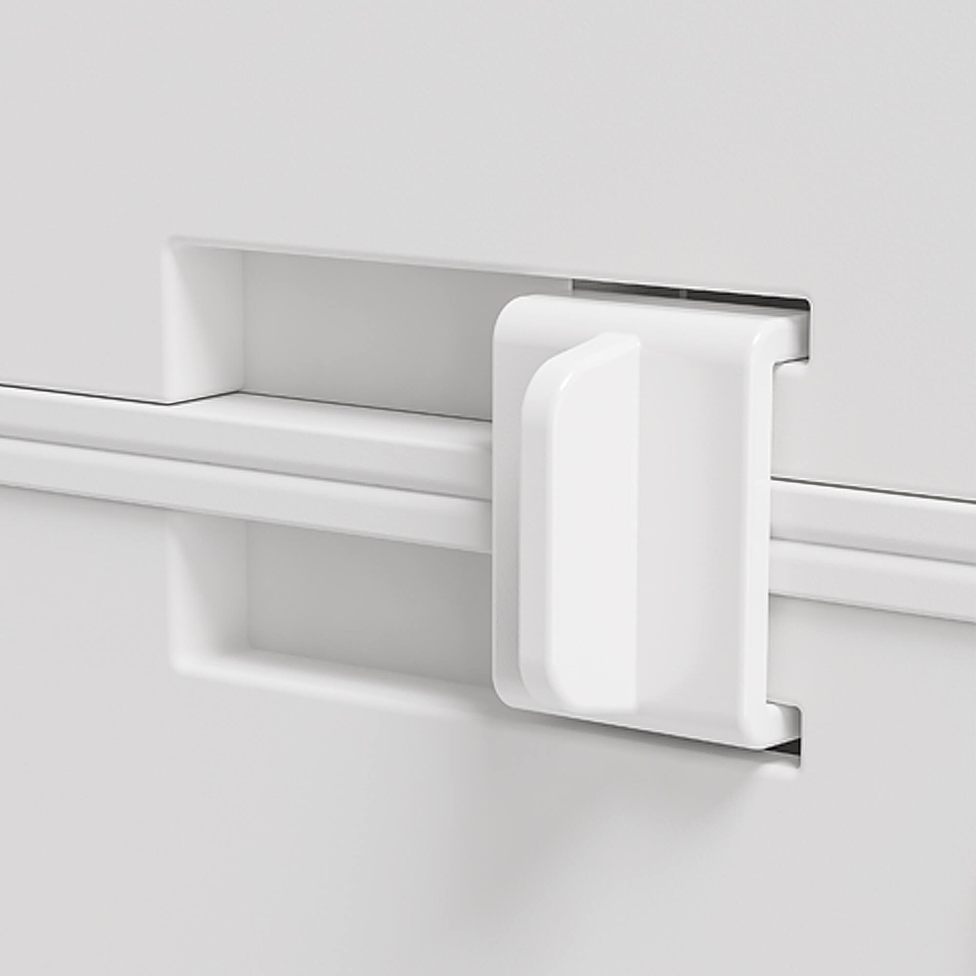 Alt View 8. Homcom - Portable Wardrobe Closet, Folding Clothes Storage Organizer with 6 Cube Compartments, Hanging Rod, 8 Magnet Doors, White - White.