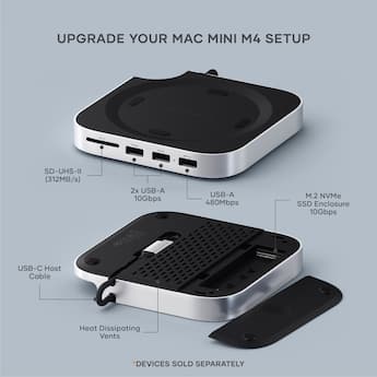 Macデスクトップ Satechi USB-C Macmini M1/M2/ST - M.2 SSD Mac Macデスクトップ Satechi USB-C Macmini M1/M2/ST - M.2 SSD Mac