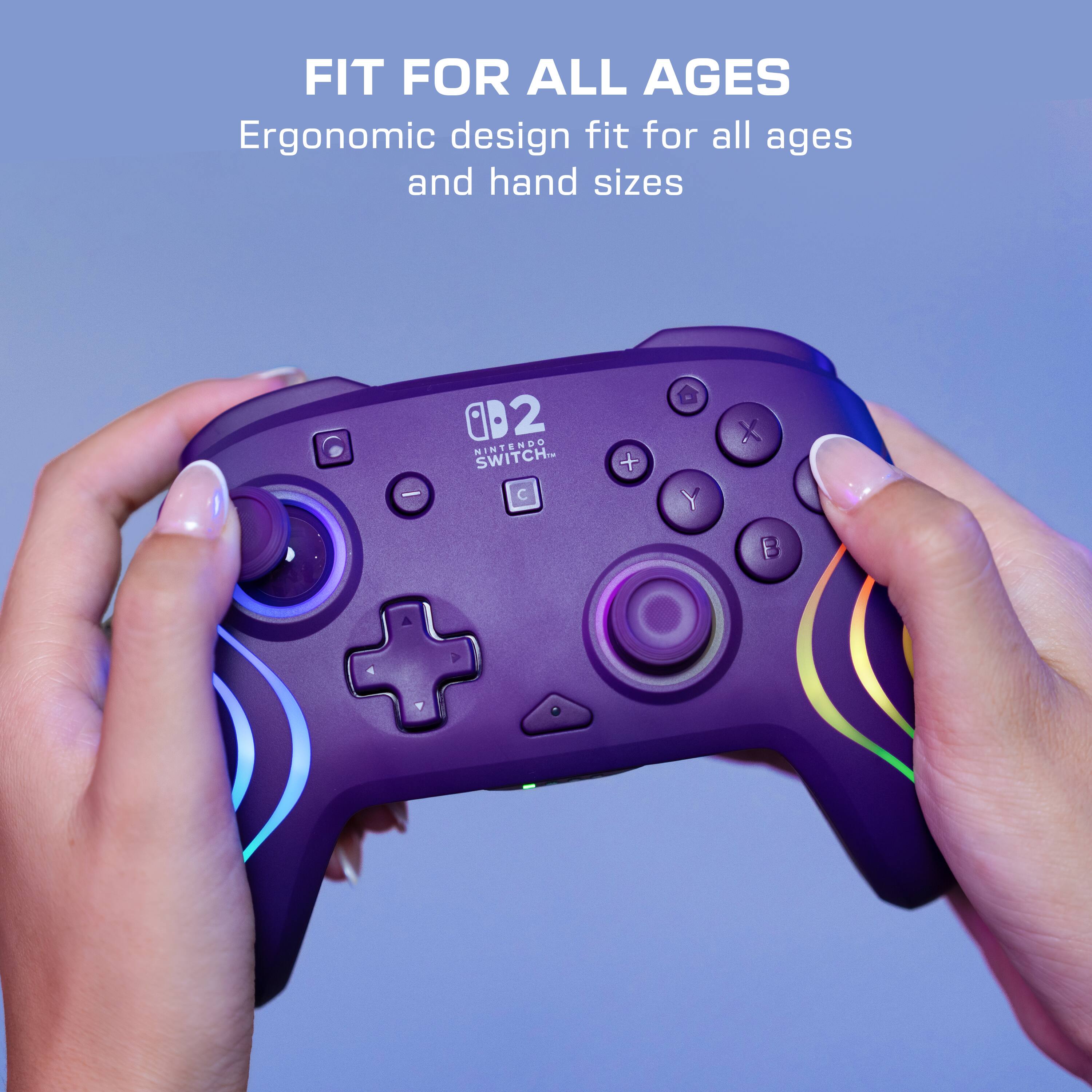 FIT FOR ALL AGES  
Ergonomic design fit for all ages and hand sizes