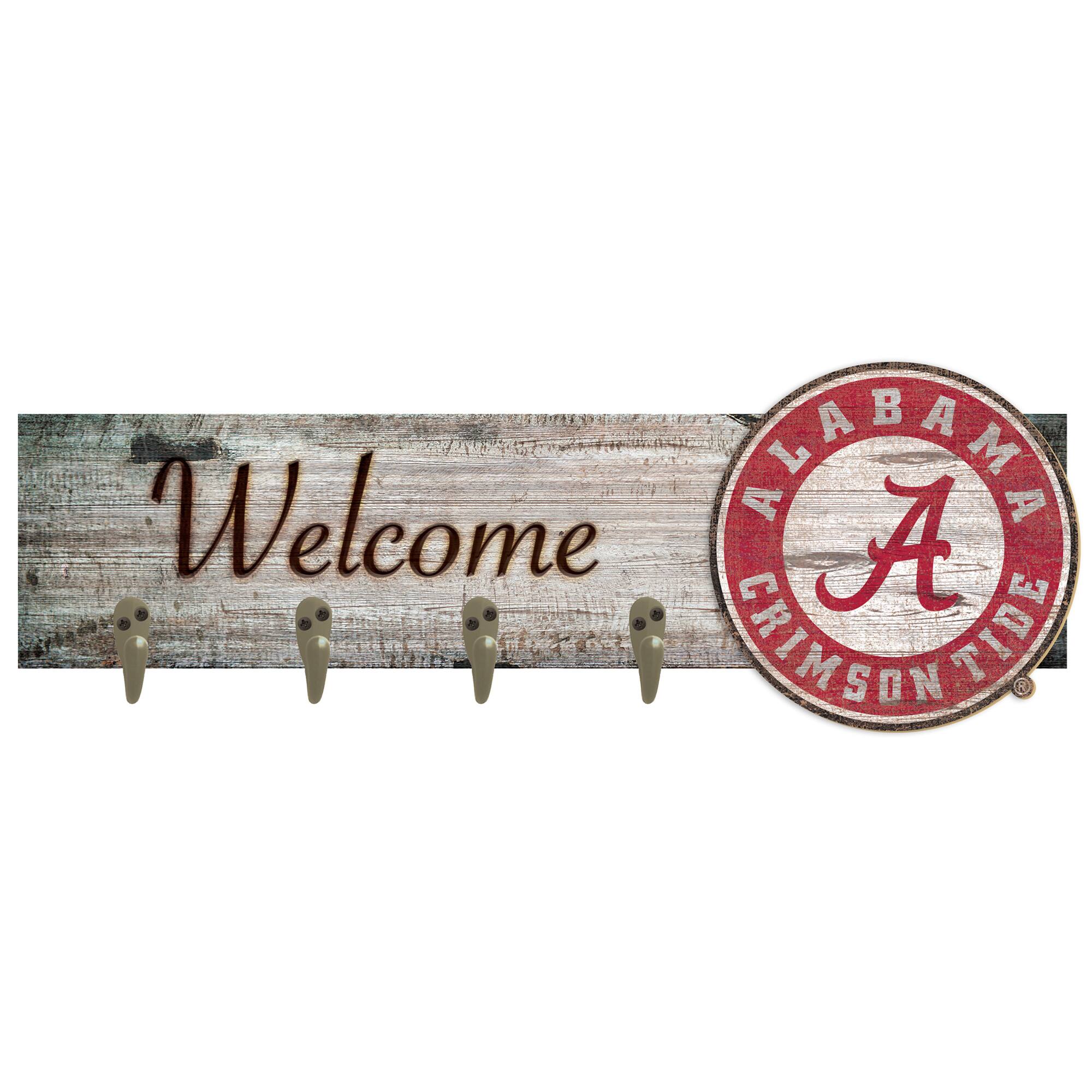 Alabama Crimson Tide 24" x 6" Mounted Coat Hanger