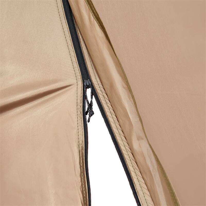 Alt View 4. HTUTWOO - Hot Tent for 4 Persons - Portable Winter Tent with Stove Jack, Waterproof Canvas Camping Tents,Lightweight Shelter Tents - Brown.
