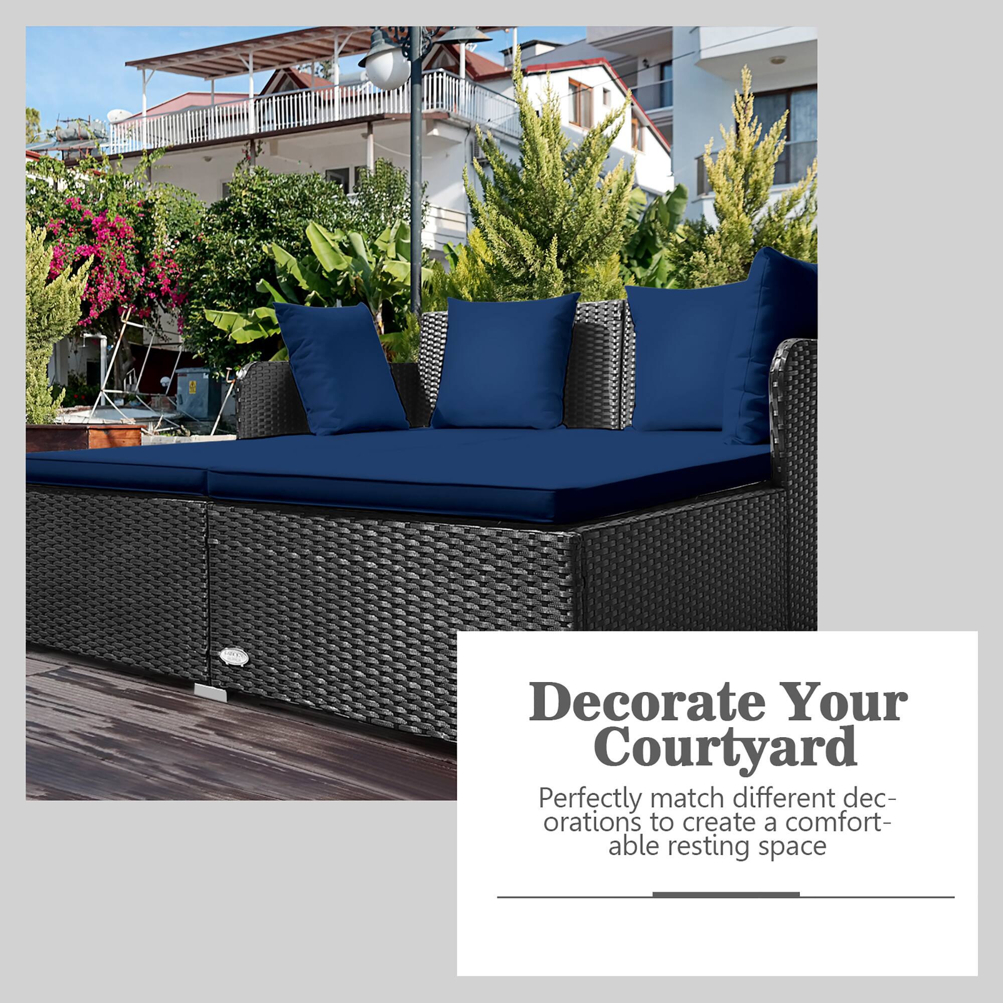 Decorate Your Courtyard

Perfectly match different decorations to create a comfortable resting space