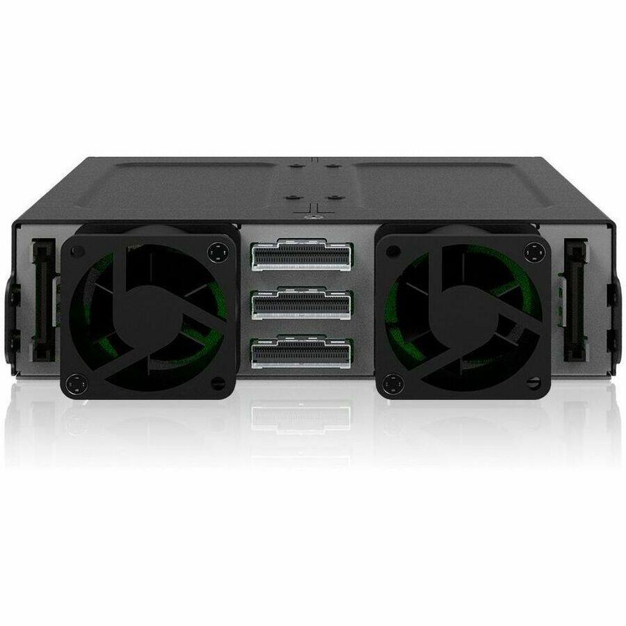 Alt View 2. Icy Dock - Icy Dock CP097 Drive Enclosure for 5.25" U.2, U.3, PCI Express NVMe 4.0 x4 - SFF-8654 SlimSAS Host Interface Internal -.