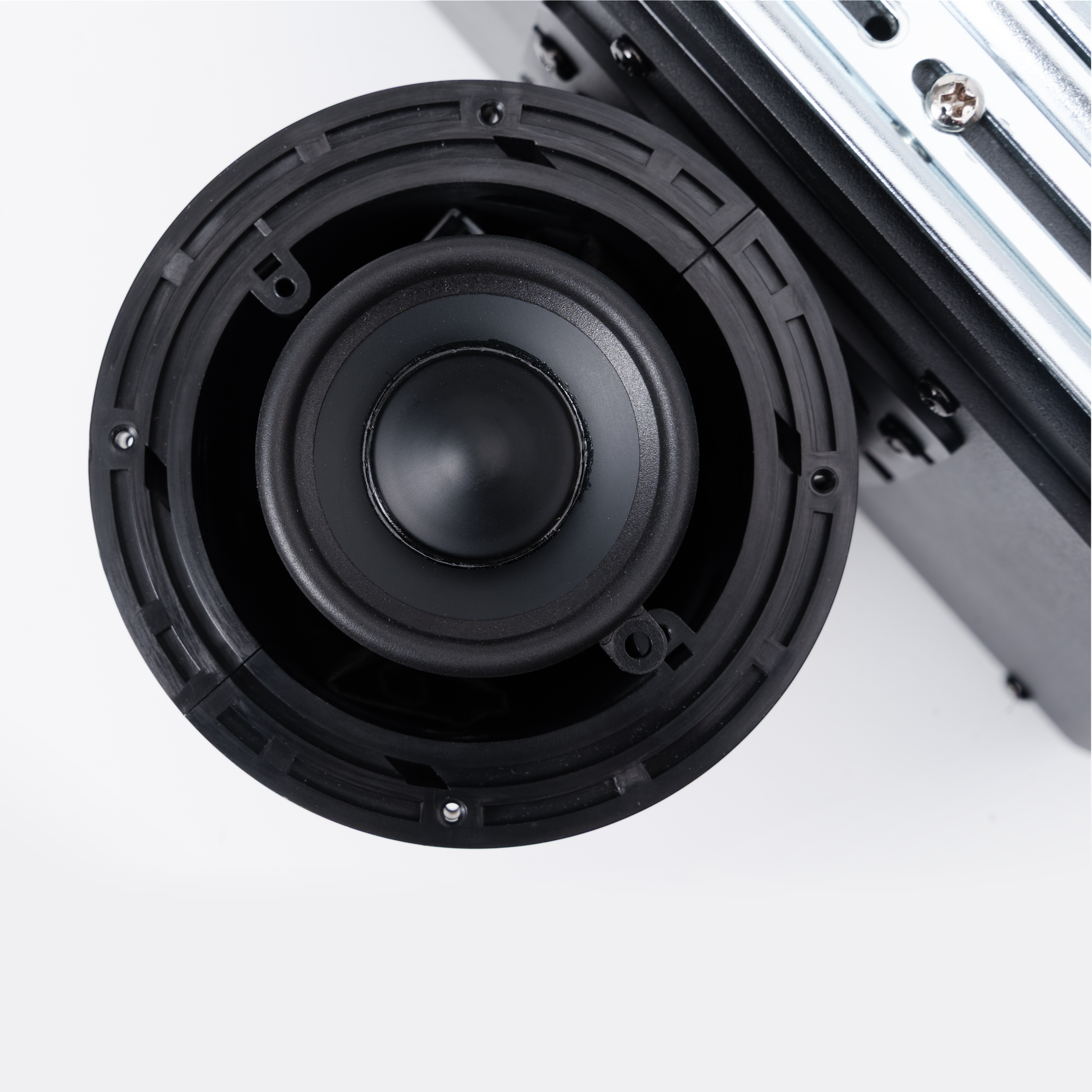 Alt View 7. MartinLogan - Variable Aperture System 3” Full-Range 2-Way In-Ceiling Speaker with Dual 5.5” Woofers and a 2” High-Output Driver - Paintable White.