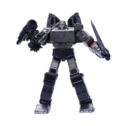 Front. Robosen - Robosen Megatron G1 Series Auto-Converting Transformers Robot Action Figure.