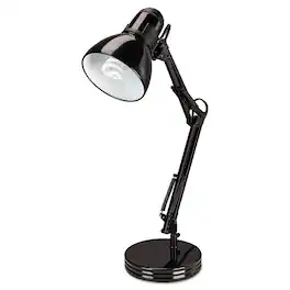 Alera - Architect Desk Lamp, Adjustable Arm, 6.75w x 11.5d x 22h, Black
