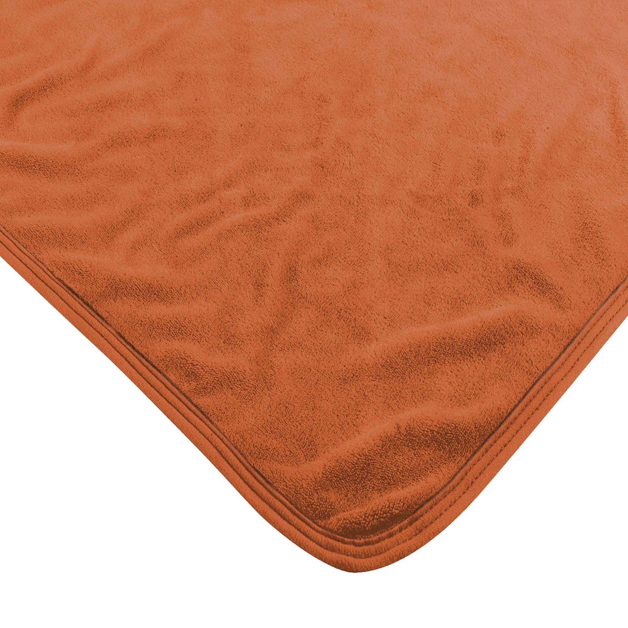 Alt View 1. Sweet Home Collection - NCAA Texas Longhorns 46" x 60" Raschel Throw Blanket - Orange.