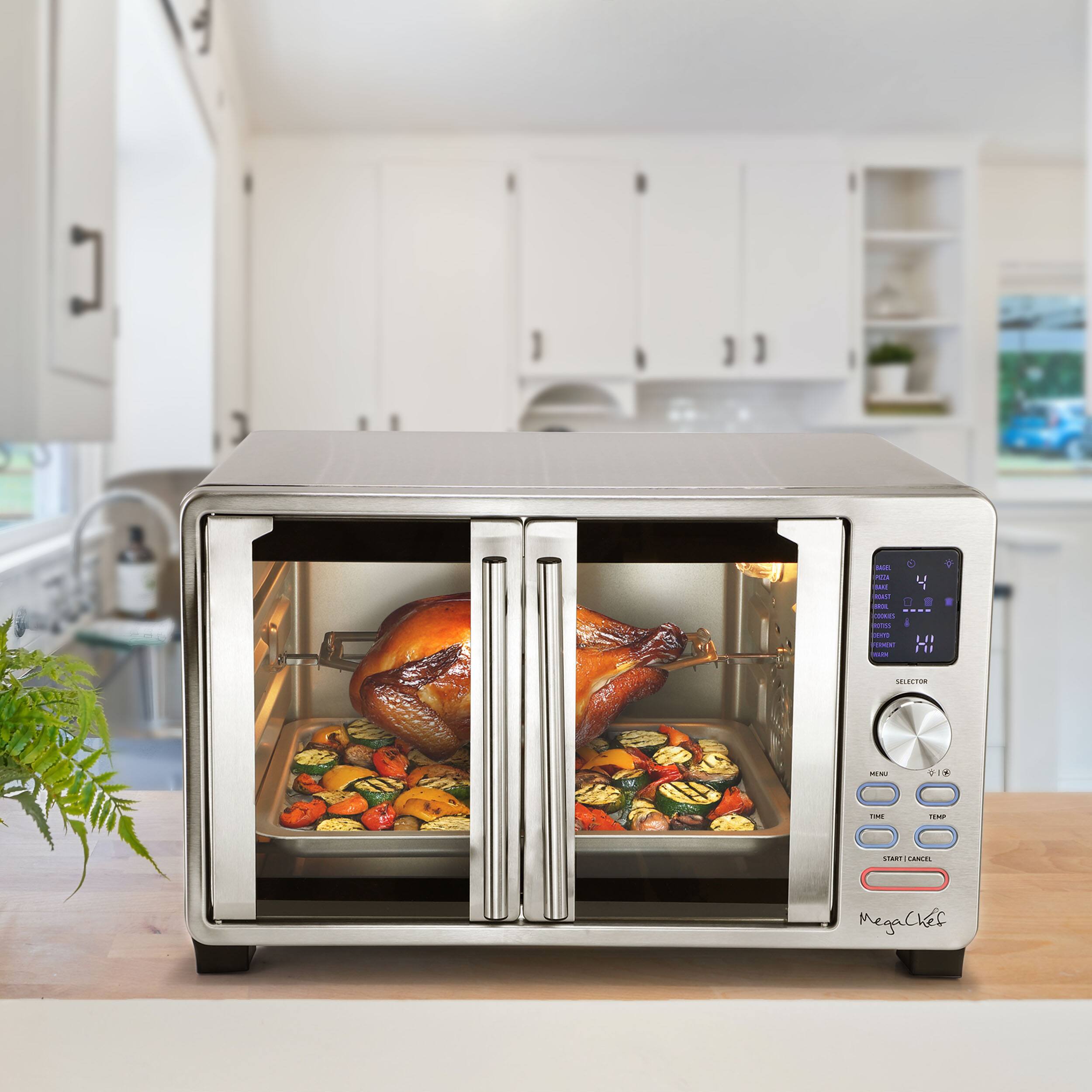 MegaChef 26.4 Quart Digital Electric French Door Multi