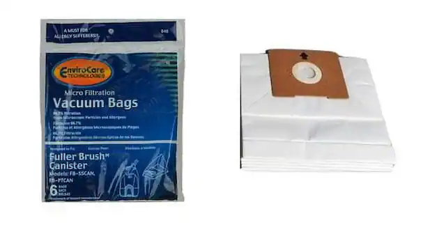 A MUST FOR ALLERGY SUFFERERS! EnviroCore TECHNOLOGIES Micro Filtration Vacuum Bags Fuller Brush Canister Modèle FI-SSCAN, B-PICAN 6