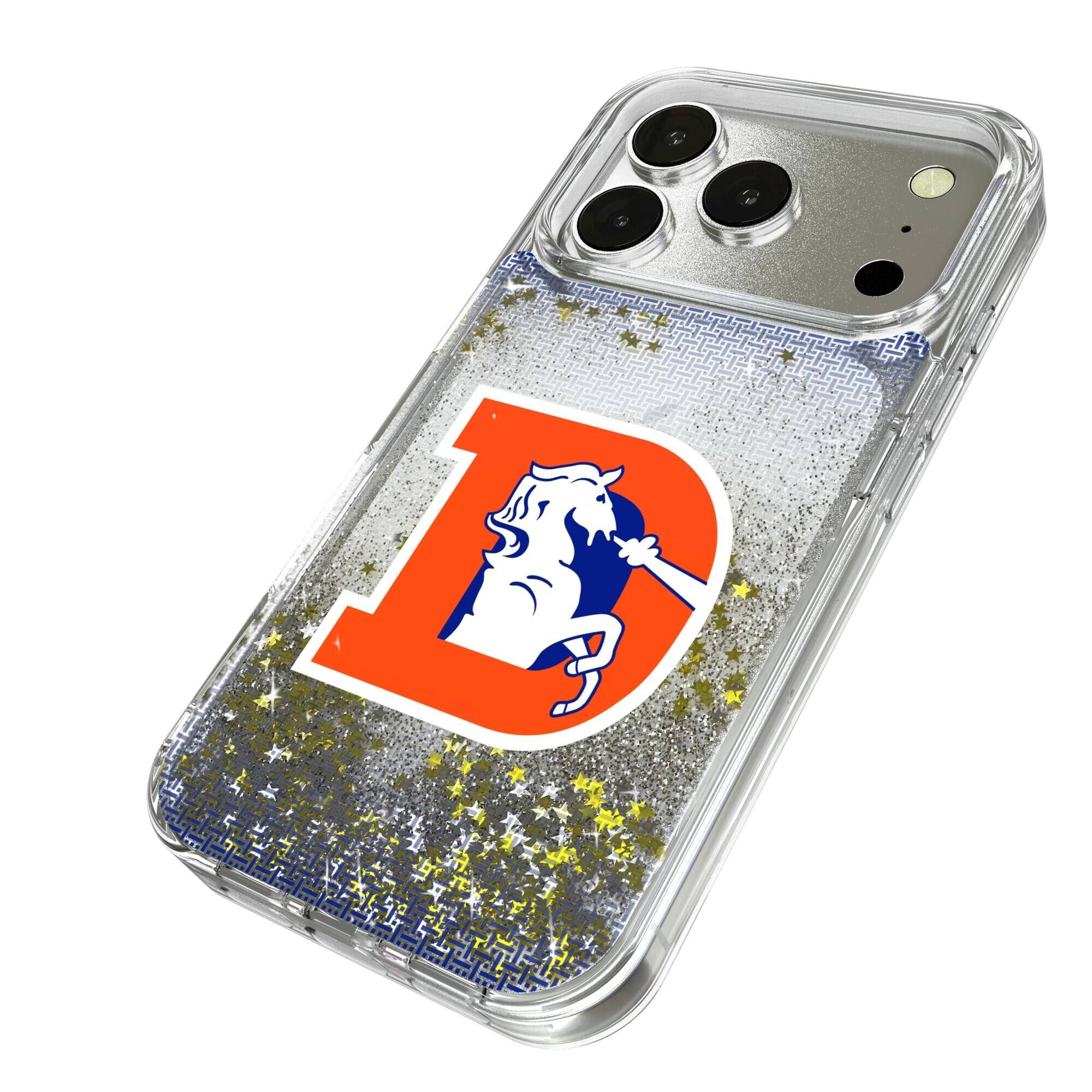 Alt View 1. Keyscaper - Linen Logo iPhone Glitter Case - 13 Pro - Multicolor.