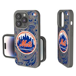 Keyscaper - MLB - New York Mets - Paisley iPhone Soft Touch Case - 14 - Gray