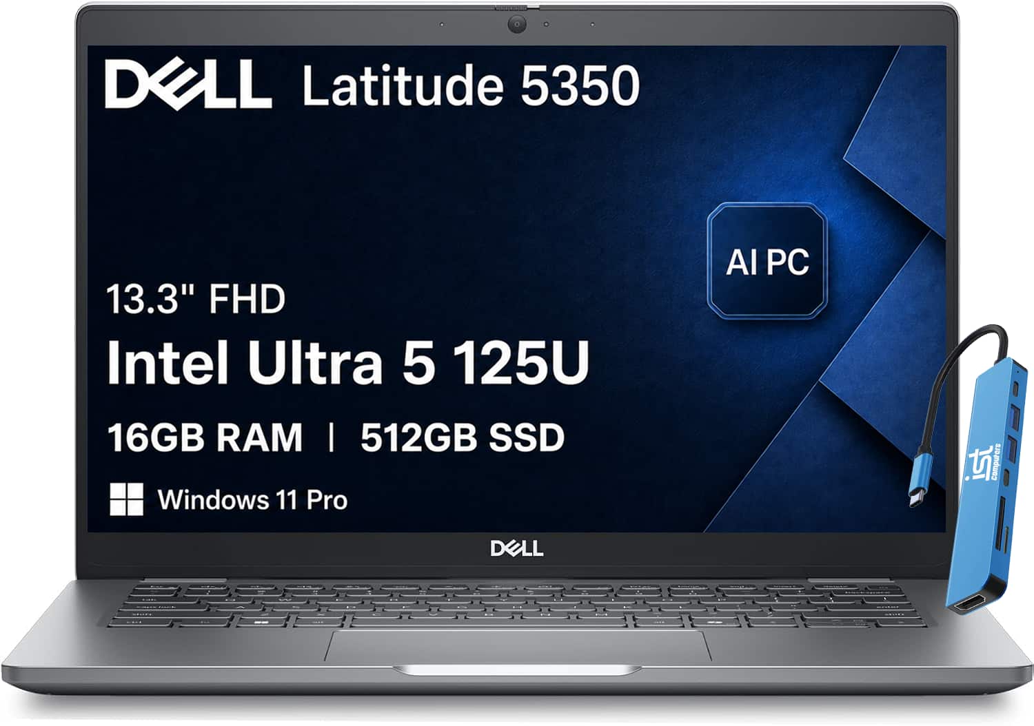 DELL Latitude 5350  
13.3" FHD  
Intel Ultra 5 125U  
16GB RAM | 512GB SSD  
Windows 11 Pro  
AI PC  
computers  
DELL