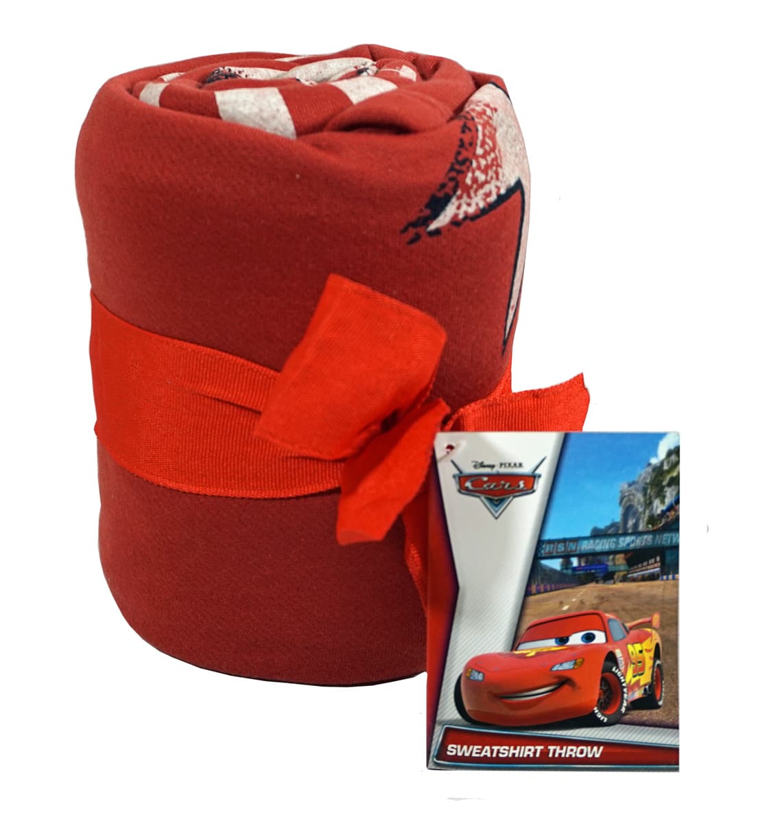 Northwest - Pixar Cars 50x60 inch - Distressed Look - Sweatshirt Material - Poly Cotton Blanket Throw - Multi