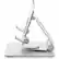 Left. ViewSonic - LCD-STND-001 Portable Monitor Stand with 360 Swivel, Tilt and Height Adjustment - Aluminum.