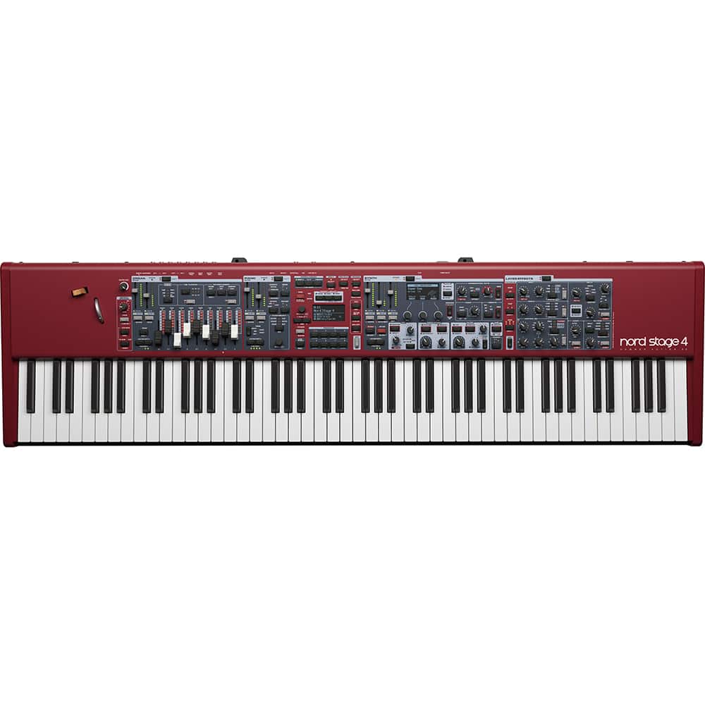 NORD - Stage 4 88 Weighted Triple-Sensor Hammer Action Keyboard with Aftertouch AMS-NSTAGE4-88 - Red