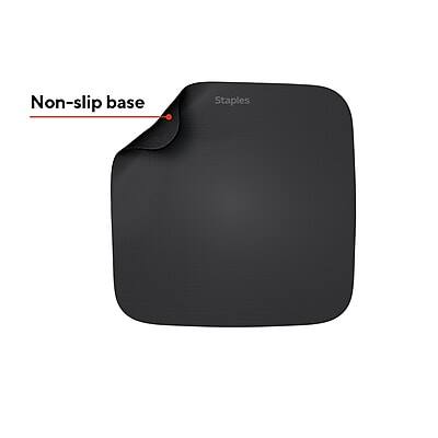 Non-slip base  
Staples