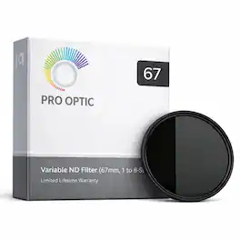 ProOptic - Variable ND Filter (67mm, 1 to 8-Stop)