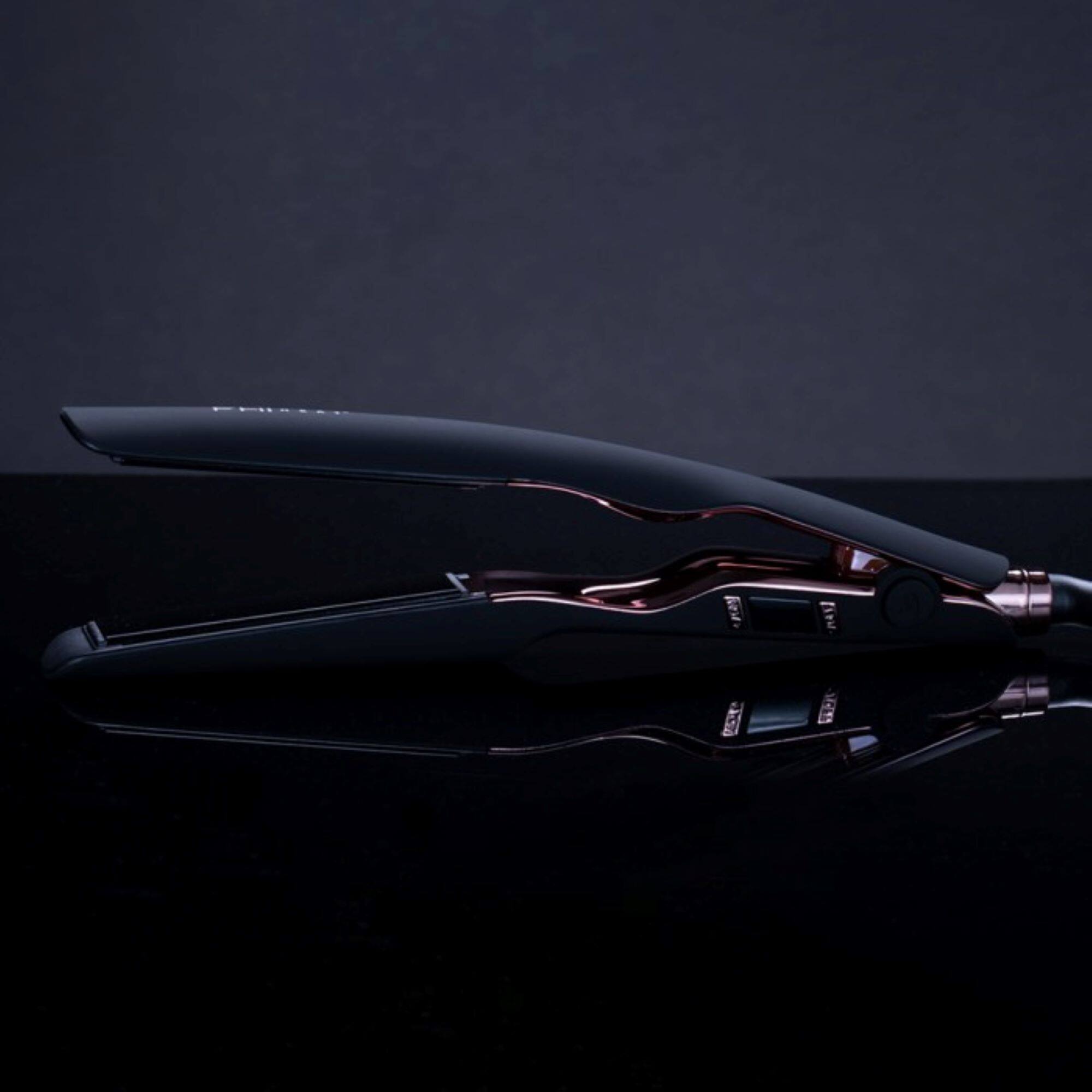 Alt View 11. FHI Heat - The Curve Pro Styling Flat Iron 1” - for Smoothing and Straightening, All Hair Types - Black.