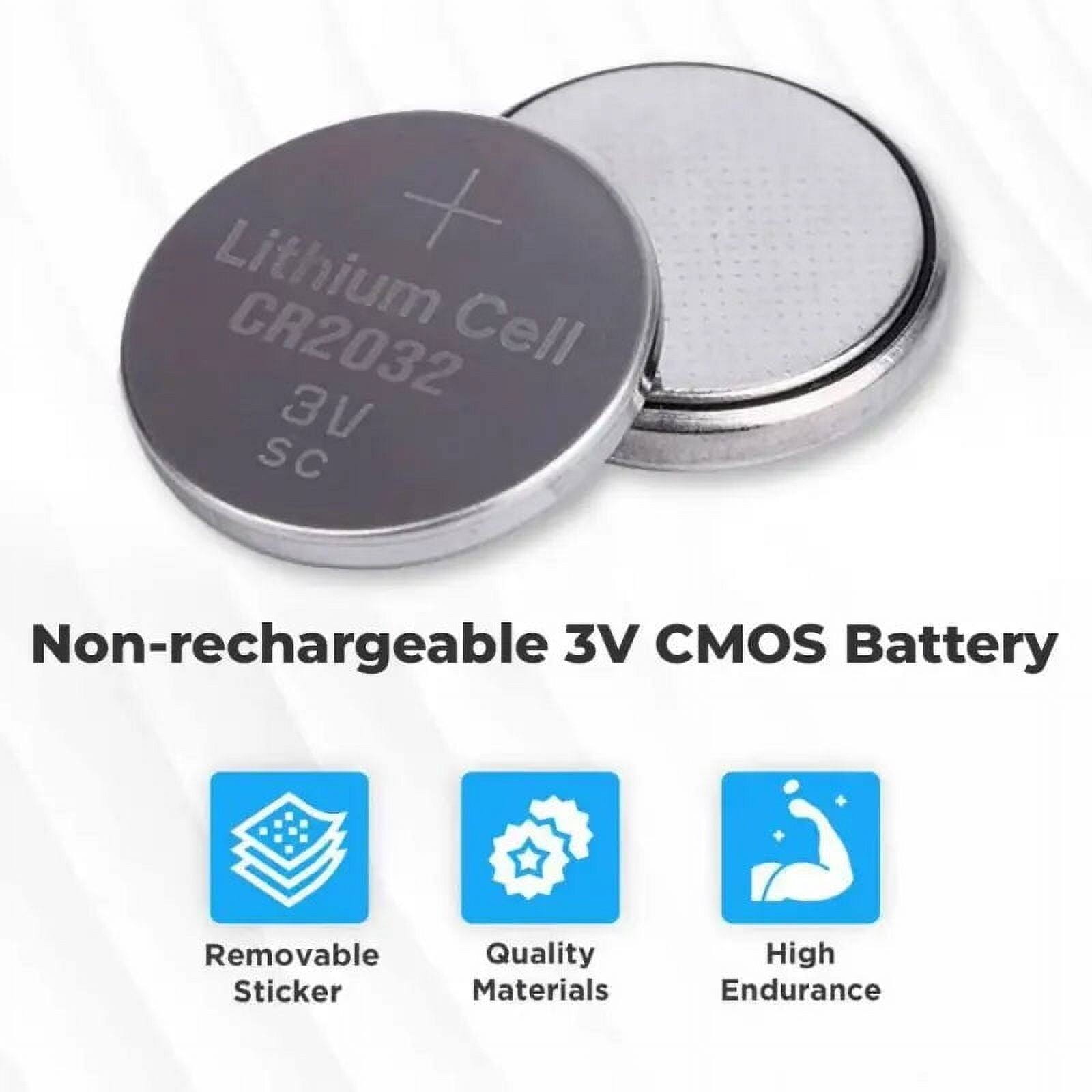 Lithium CR2032 Cell 3V SC Non-rechargeable 3V CMOS Battery

- Removable Sticker
- Quality Materials
- High Endurance