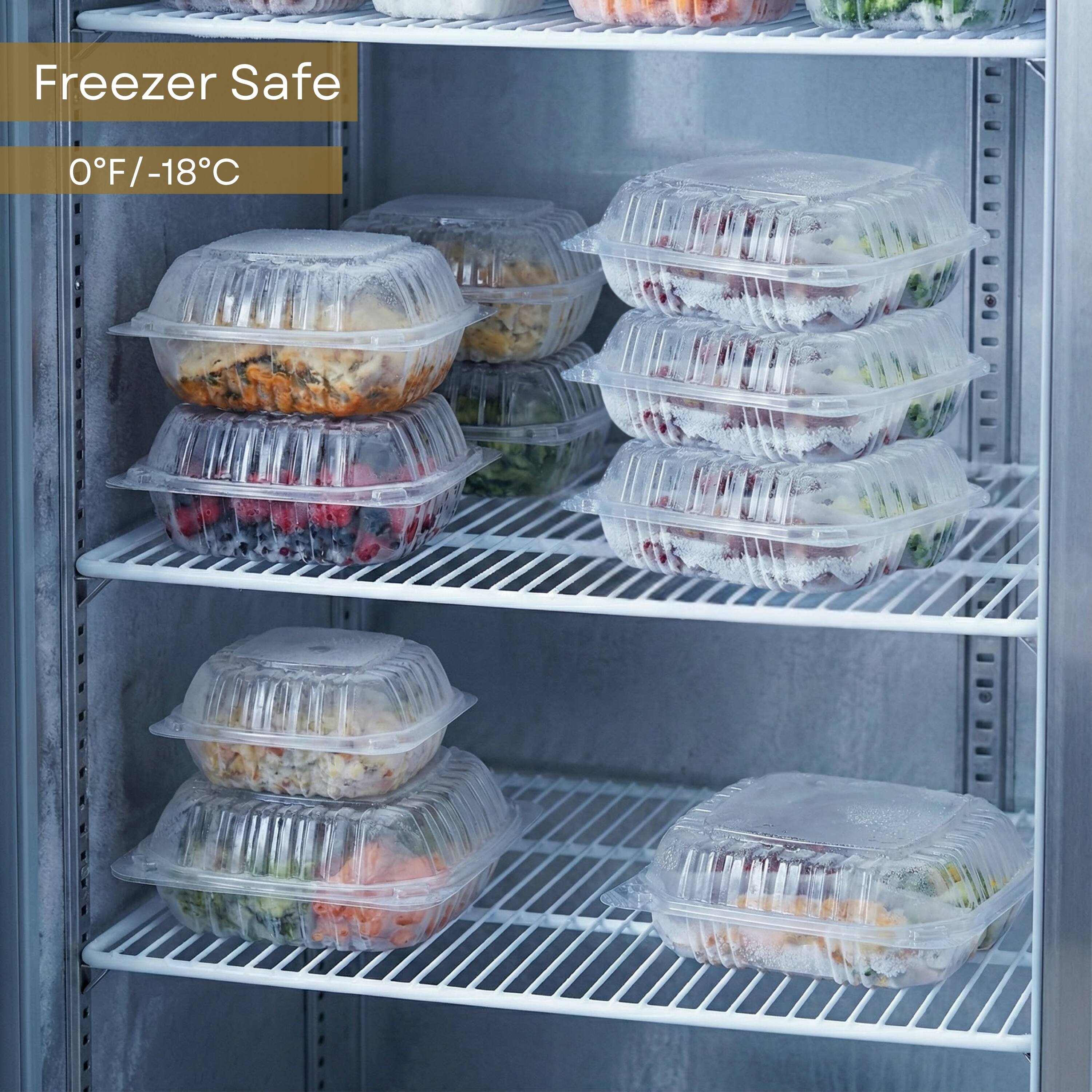 Freezer Safe  
0°F/-18°C