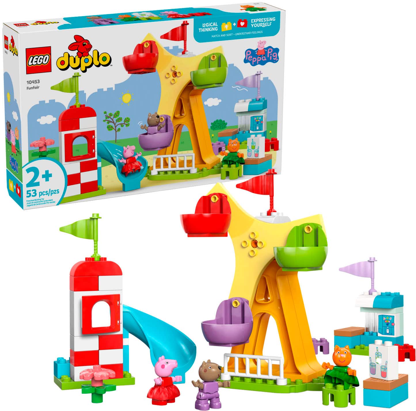 LEGO - DUPLO Peppa Pig Funfair Toddler Toy 10453
