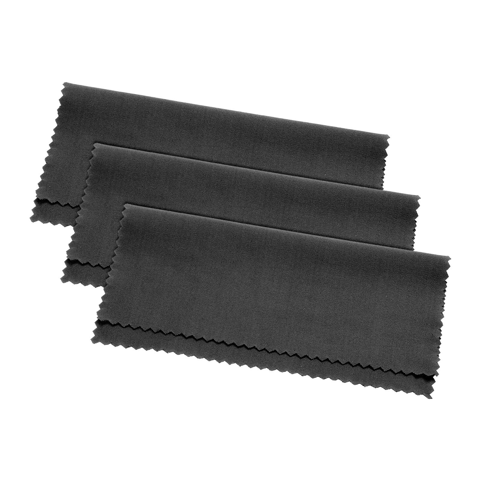 Alt View 2. Unique Bargains - Eyeglass Microfiber Cleaning Cloth 5.5"x5.5", 100pcs Soft Wipe for Lens, Eyeglasses, Screens - Black.