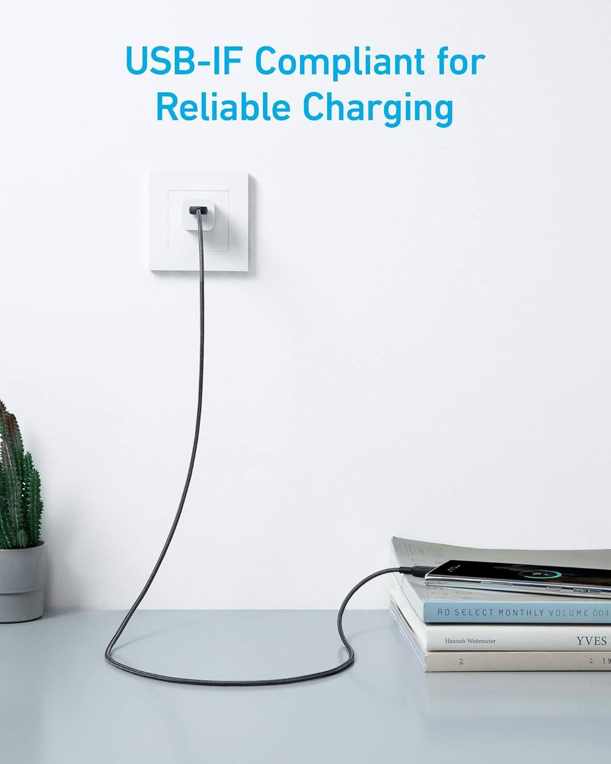 USB-IF Compliant for Reliable Charging

AD SELECT MONTHLY VOLUME 004
Hannah Weitemeier
YVES