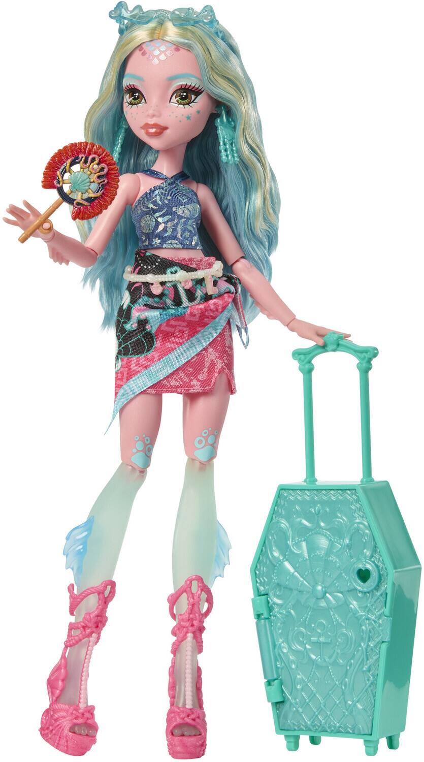 Alt View 2. Mattel - Mattel Collectible - Monster High Skulltimate Secrets: Gore-Geous Oasis Lagoona Blue Doll & Playset  - COLLECTIBLES - Multicolor.