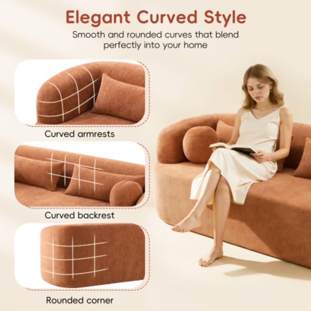 Elegant Curved Style

Smooth and rounded curves that blend perfectly into your home

Curved armrests

Curved backrest

Rounded corner