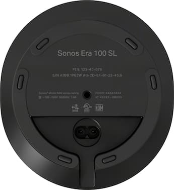 Sonos Era 100 SL WiFi and Bluetooth Wireless Speaker (Each) Black Sonos Era 100 SL WiFi and Bluetooth Wireless Speaker (Each) Black