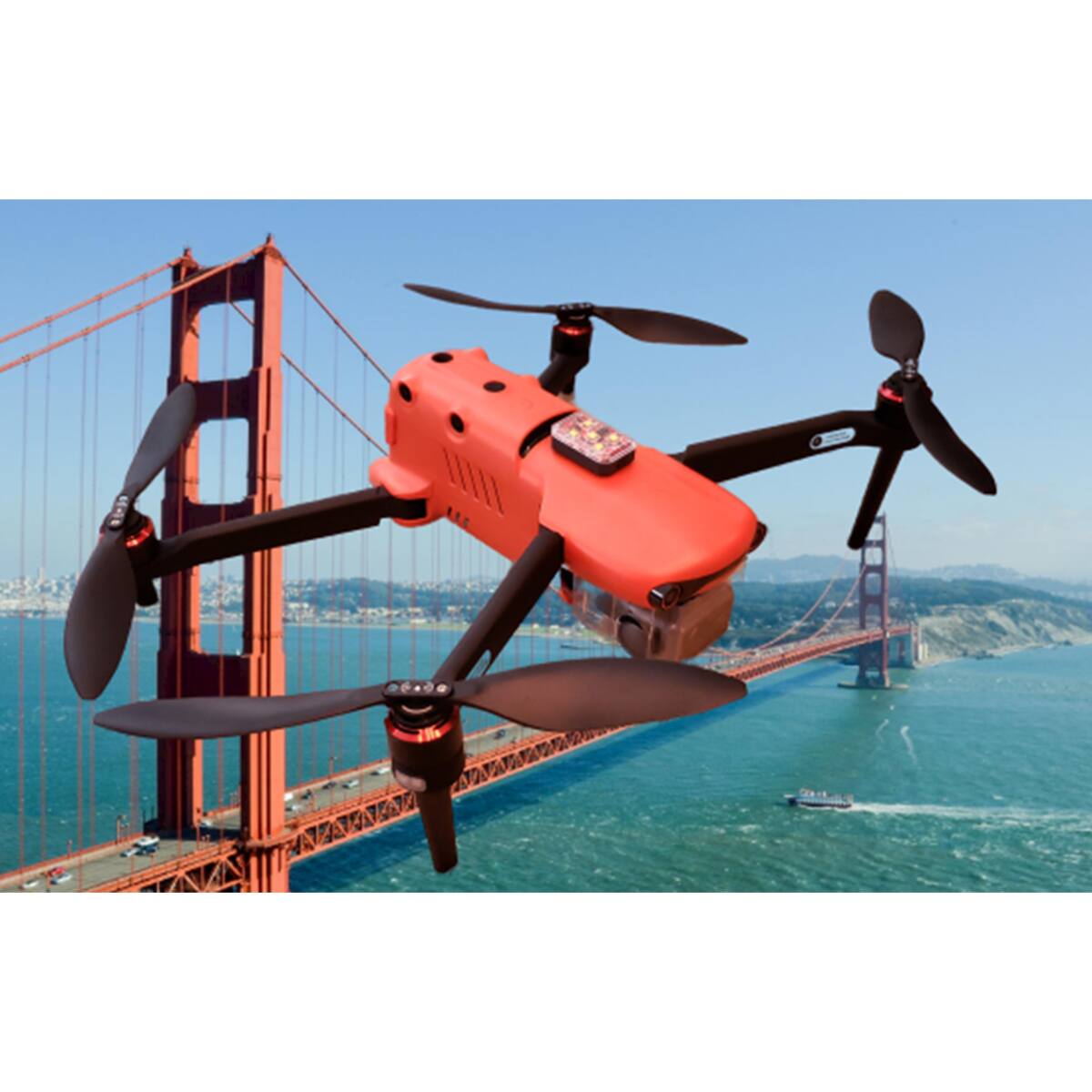 Alt View 2. Firehouse Technology - Firehouse Technology Arc V PRO Multicolor Drone 'Strobe' Anti-Collision Light with Remote.