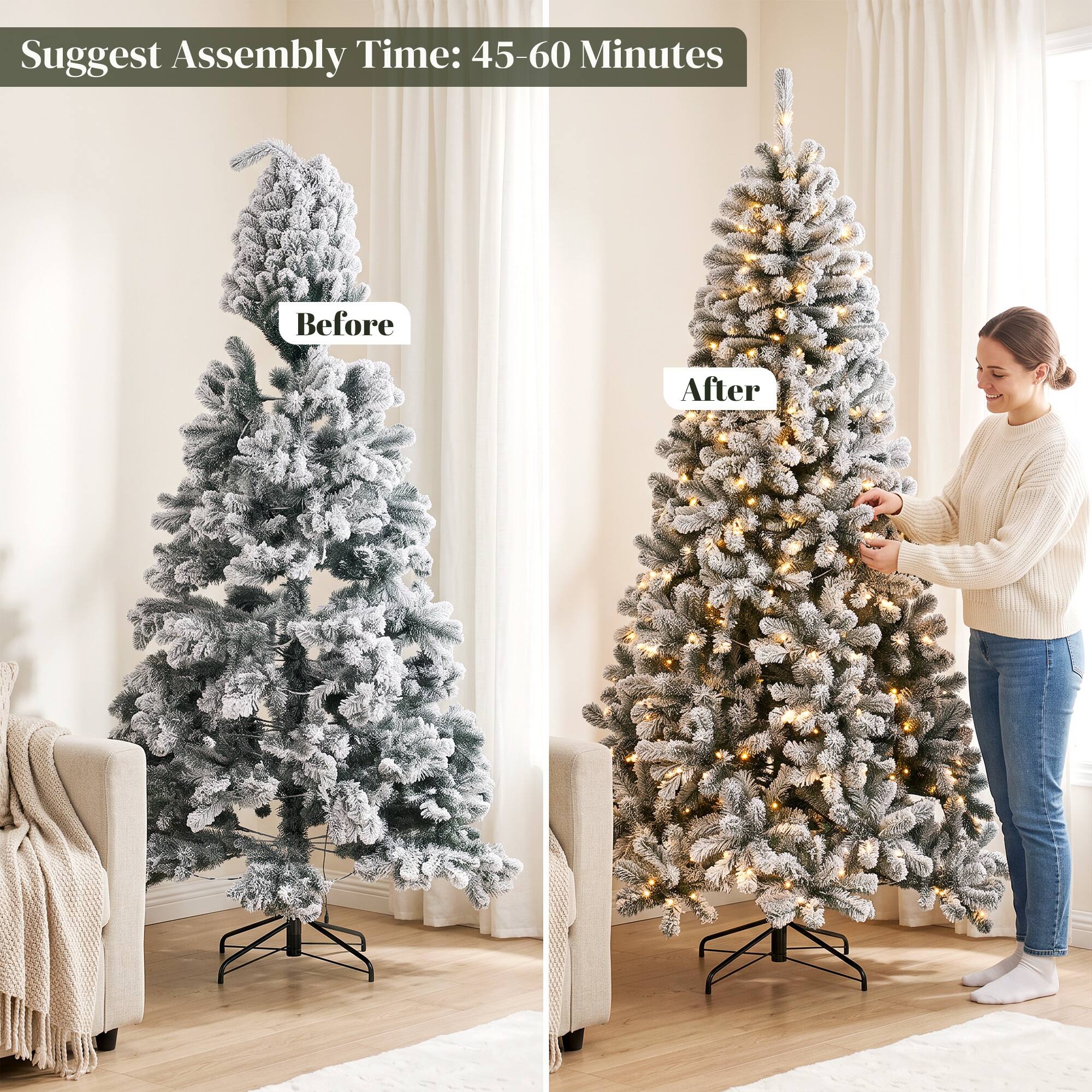 Suggest Assembly Time: 45-60 Minutes

Before

After