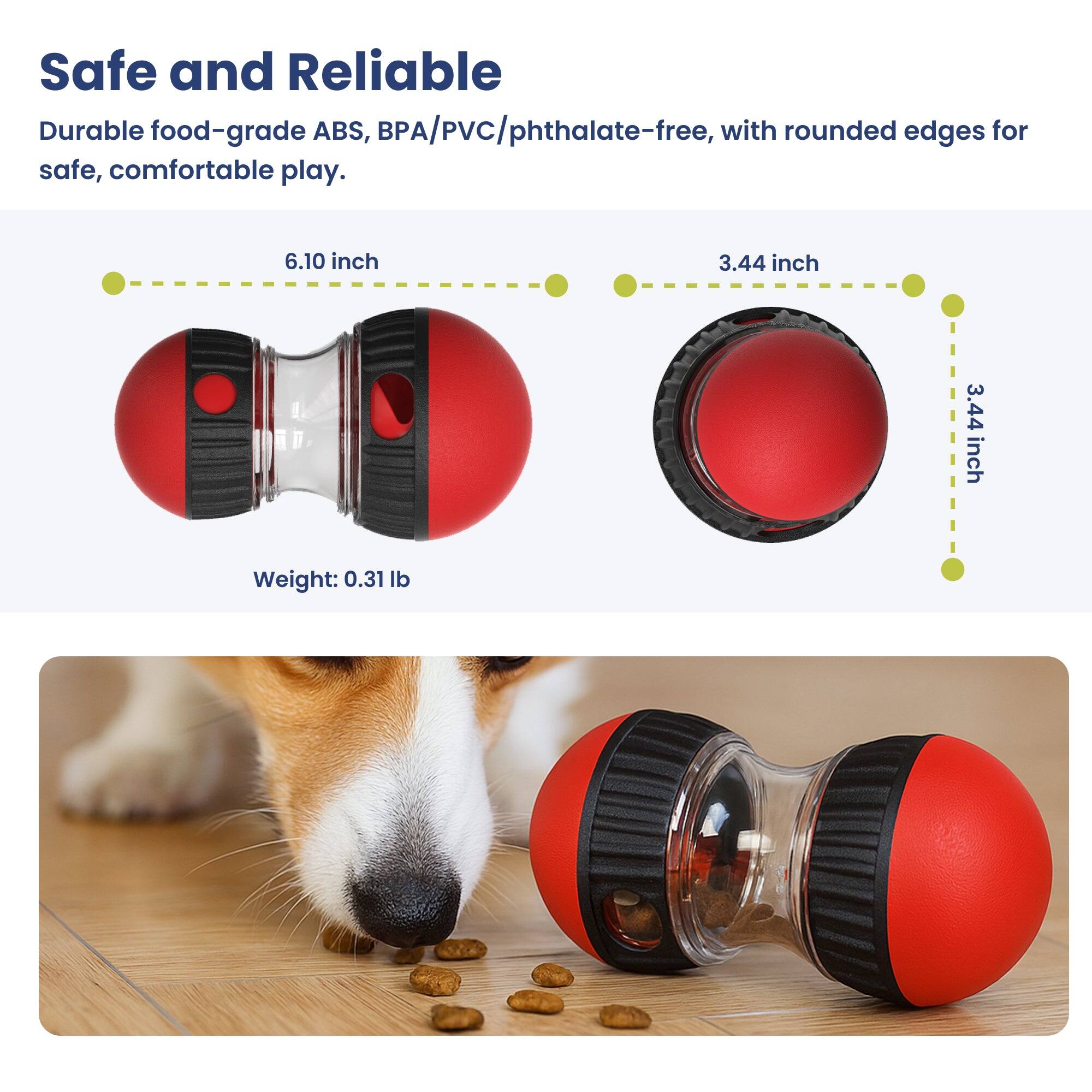 Safe and Reliable  
Durable food-grade ABS, BPA/PVC/phthalate-free, with rounded edges for safe, comfortable play.  
6.10 inch  
3.44 inch  
3.44 inch  
Weight: 0.31 lb