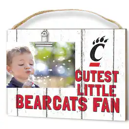 Jardine - Cincinnati Bearcats 8'' x 10'' Cutest Little Weathered Logo Clip Photo Frame - White