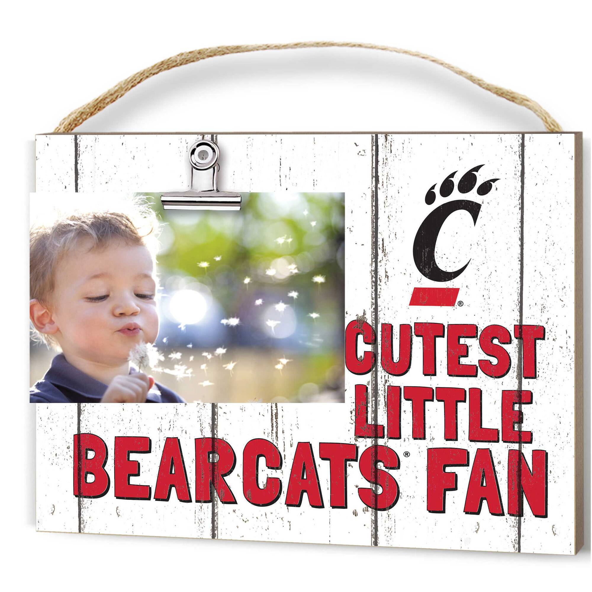 Cincinnati Bearcats 8'' x 10'' Cutest Little Weathered Logo Clip Photo Frame