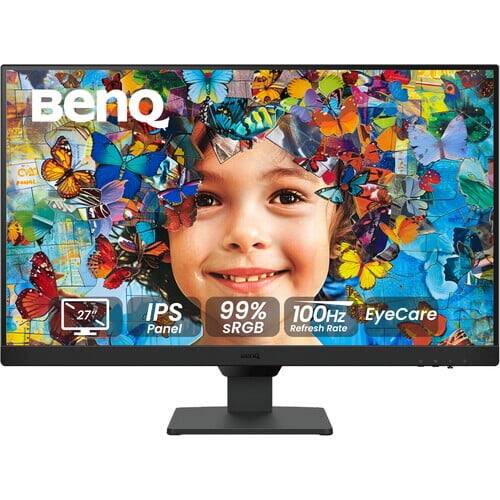 BenQ CVA 27" IPS Panel 99% sRGB 100Hz Refresh Rate EyeCare