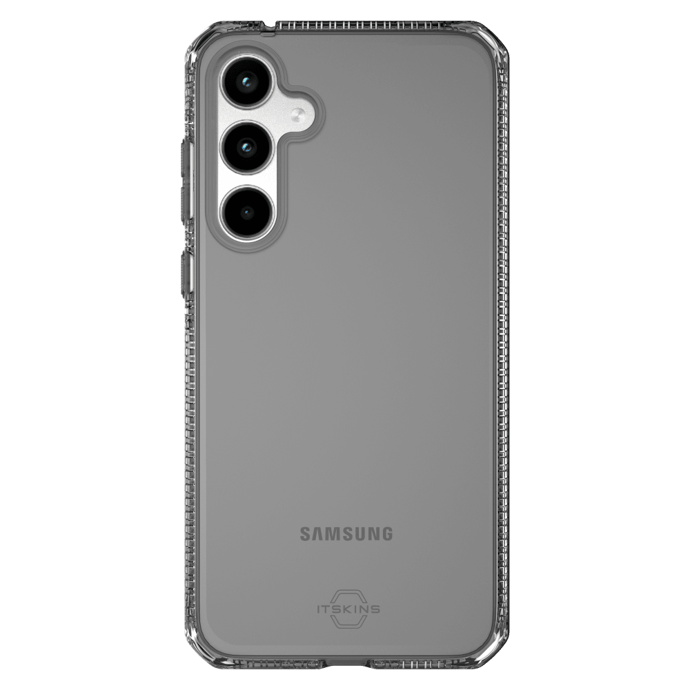 Front. Itskins - Spectrum_R Clear Case for Samsung Galaxy A35 5G - Black.