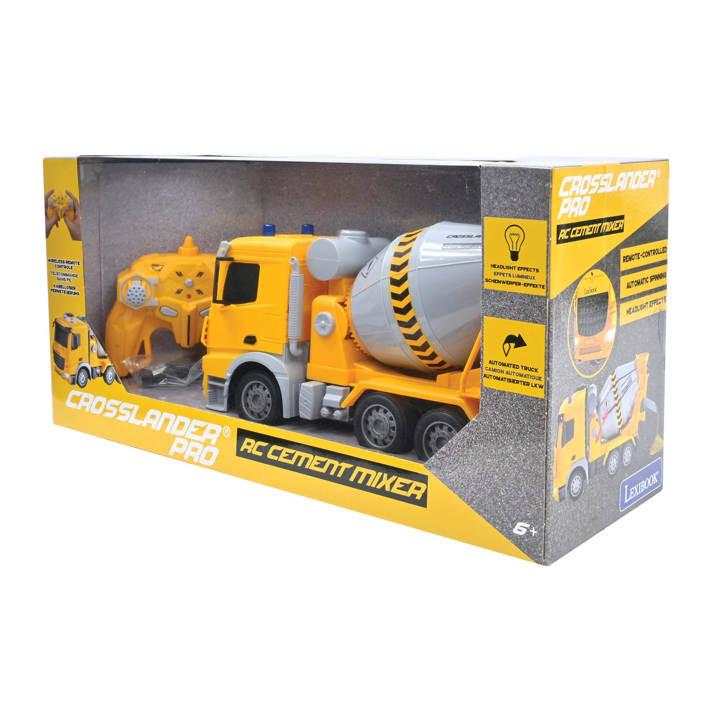 WINGLEVDMOTE 2,097  
khownen SANS PL  
MONSTEIDING  
CROSSLANDER PRO AC CEMENT MIXER  
REMOTE-CONTROLLED HEADLIGHT EFFECTS EPPETSLUMINEUX SPMING SCHENWERFER-EFFEXTE  
AUTOMATIC EFFECTS HEAD  
CROSSLANDER PRO RC CEMENT MIXER  
CAMION AUTOMATED TRUCK AUTOMATISIERTER AUTOMATIQUE LKW 6+  
LEXIBOOK