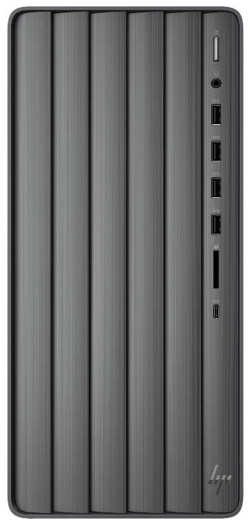 Alt View 1. HP - Envy TE01-5000t High Performance Business Desktop (Intel i7-14700, 16GB DDR4, 1TB PCIe SSD, Win11 Pro) - Nightfall Black.