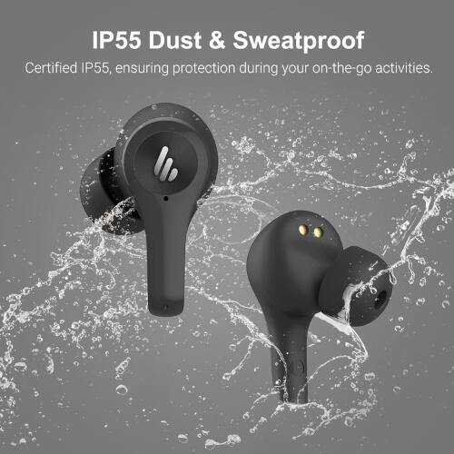 IP55 Dust & Sweatproof  
Certified IP55, ensuring protection during your on-the-go activities.