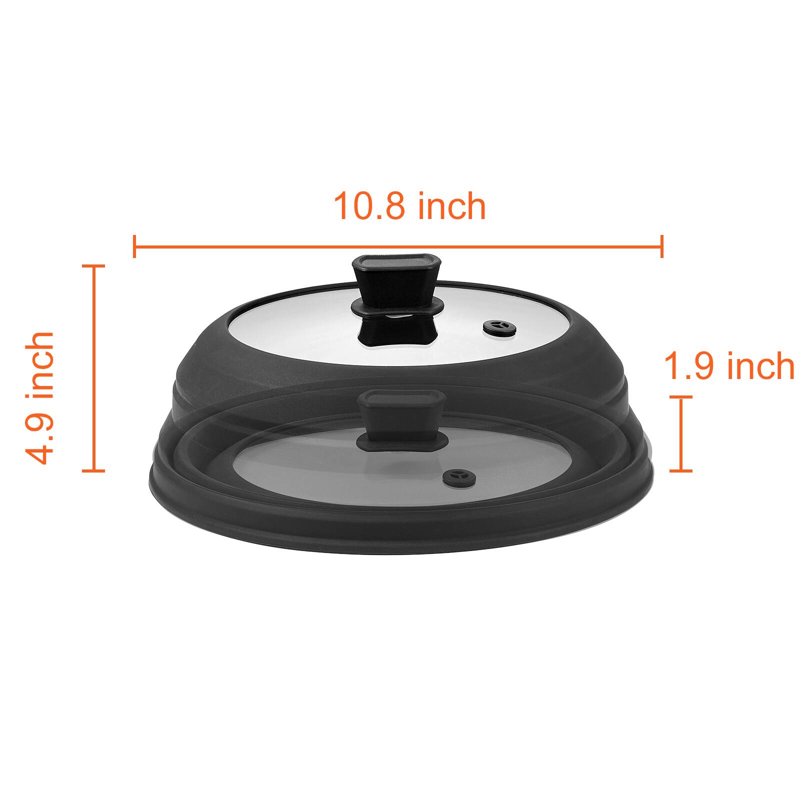 10.8 inch  
4.9 inch  
1.9 inch