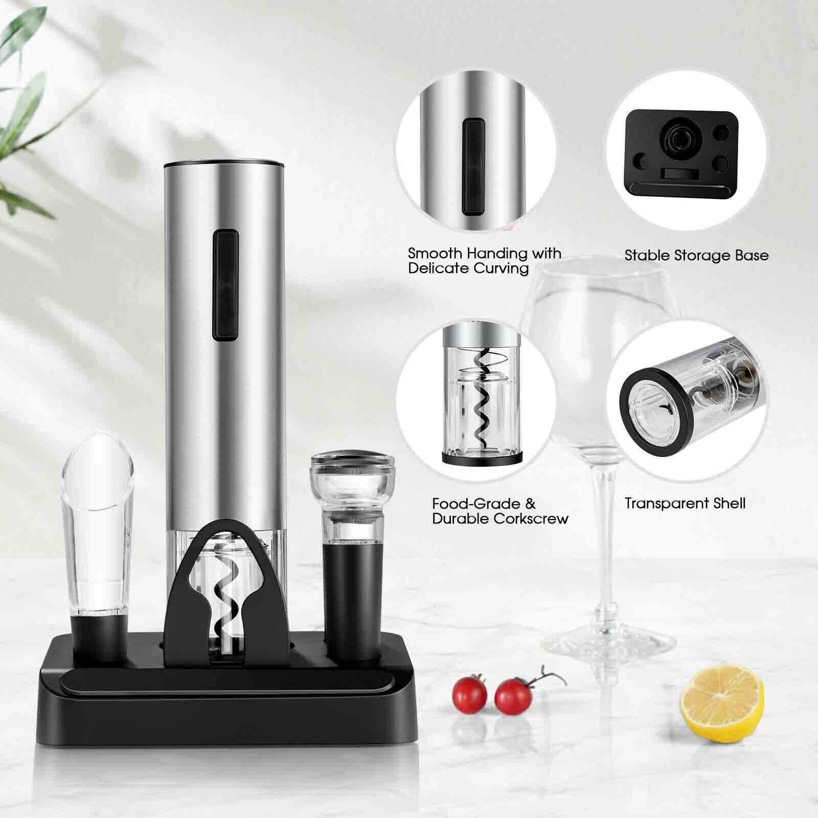 Smooth Handling with Delicate Curving  
Stable Storage Base  
Food-Grade & Durable Corkscrew  
Transparent Shell