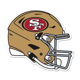 WinCraft - San Francisco 49ers 14" Helmet Wood Sign - Multicolor