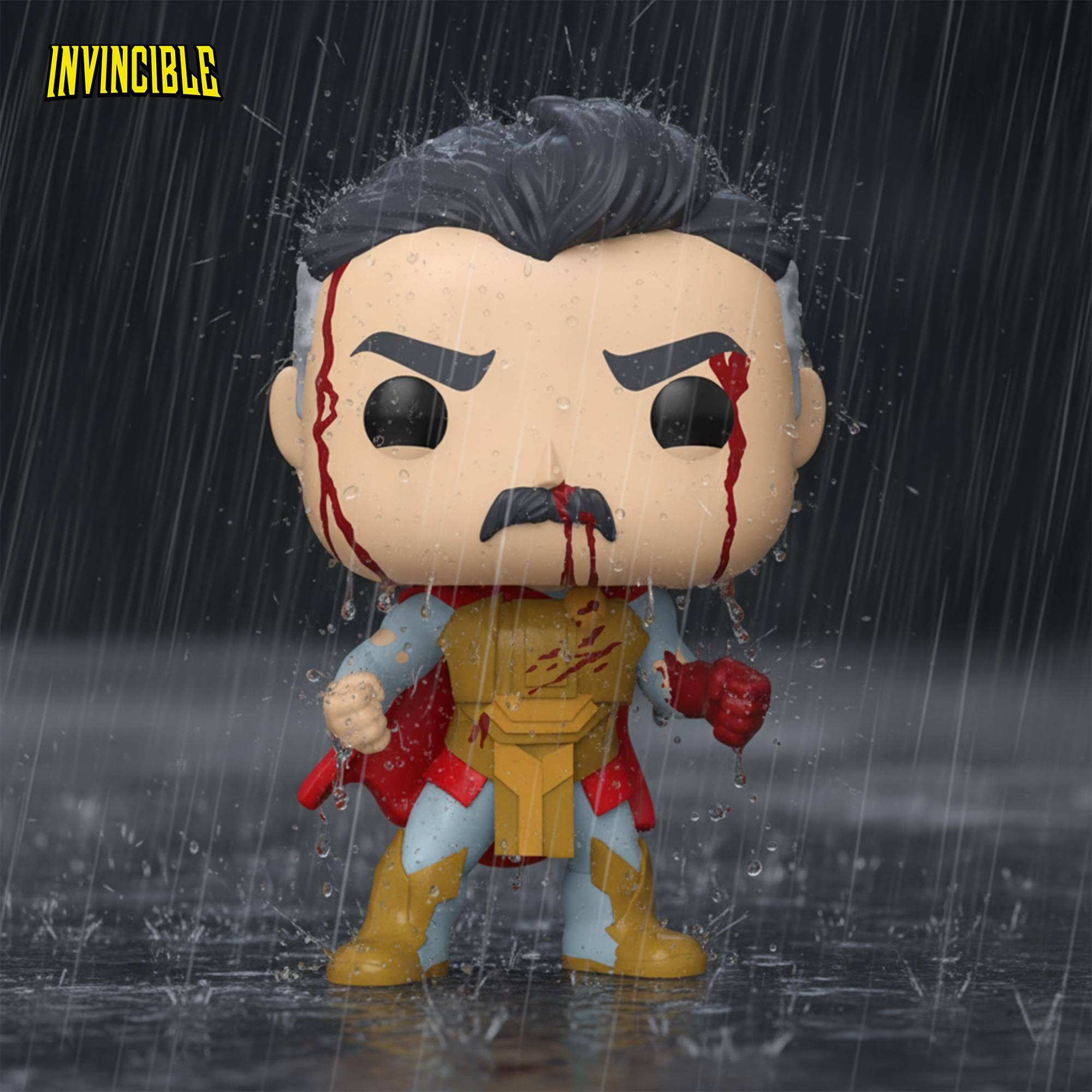 Alt View 3. Funko - Funko POP! Animation: Invincible - Omni-Man (Bloody)   - COLLECTIBLES - Multicolor.