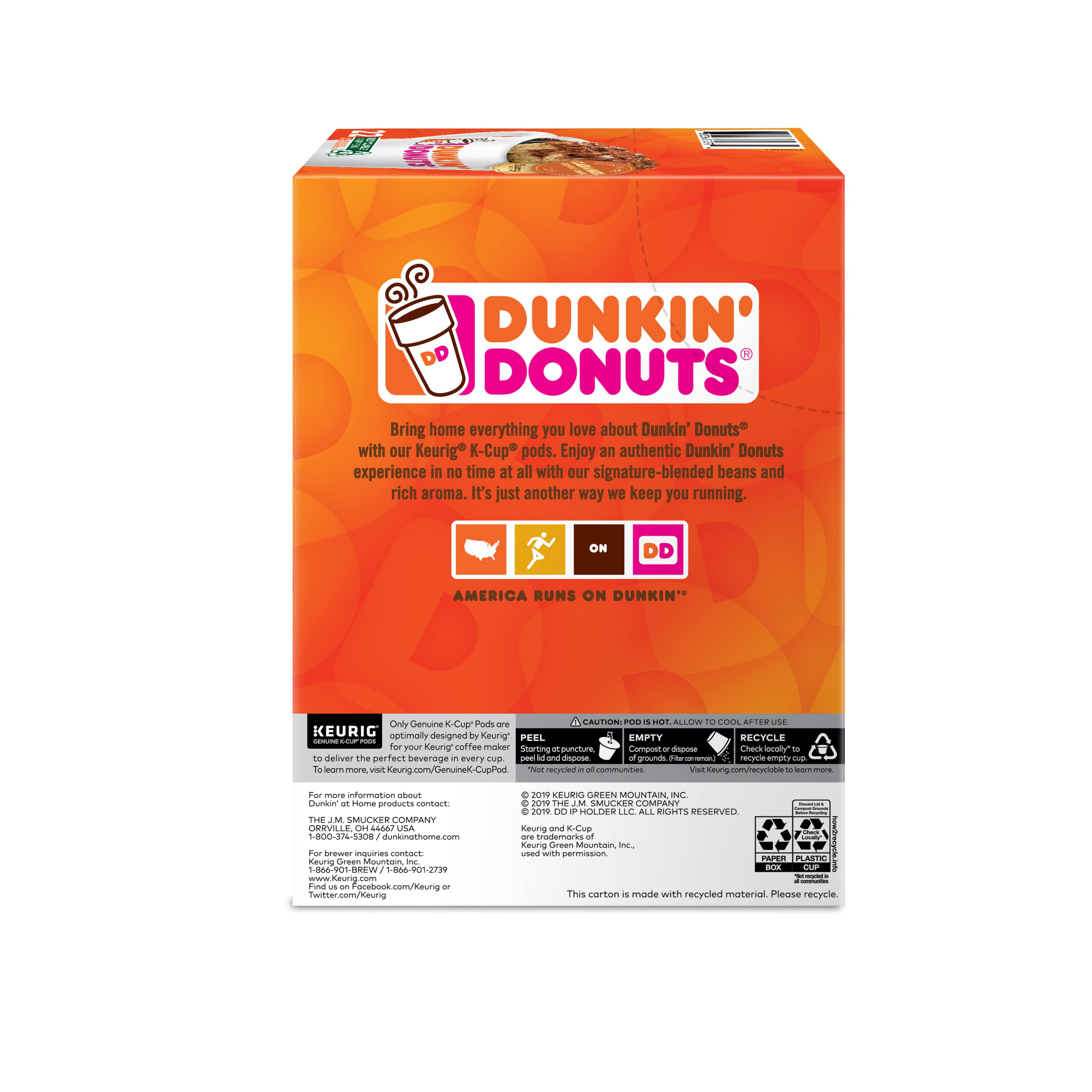 Alt View 16. Dunkin' - Caramel Coffee Cake Coffee, Keurig Single Serve K-Cup Pods, Medium Roast, 22 count.