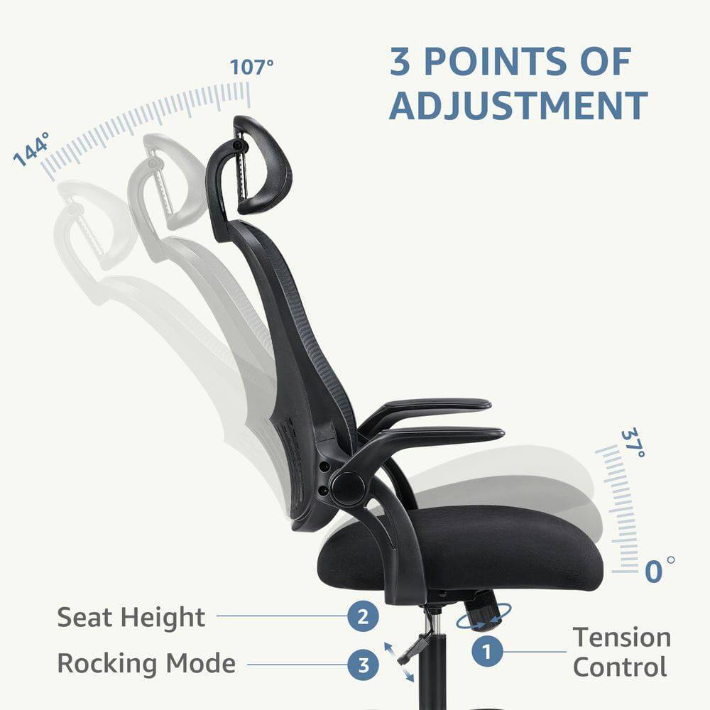 144° 107° 3 POINTS OF ADJUSTMENT 37° Seat Height Rocking Mode 2 3 1 0 Tension Control