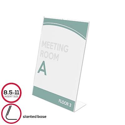 MEETING ROOM A  
FLOOR 3  

8.5x11 INSERT SIZE  
slanted base